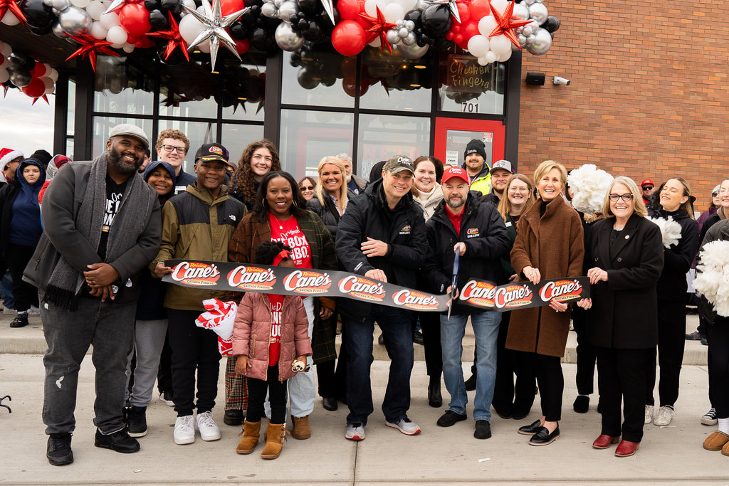 Raising Cane's and Kaan's Designs Team Up to Celebrate Fort Wayne Grand Opening