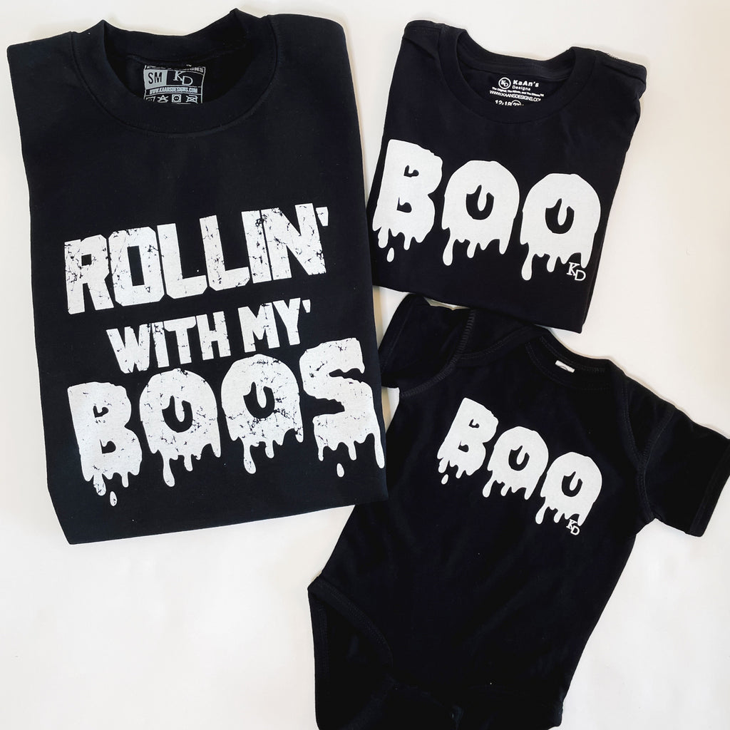 Spooktacular Halloween Fun with Matching Family Shirts and Costumes from KAAN'S Designs