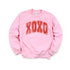 XOXO Adult and child Sweatshirt Option (Multiple Colors)