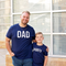 Dad and Shorty Matching Shirts - Navy (2 Set Shirts)