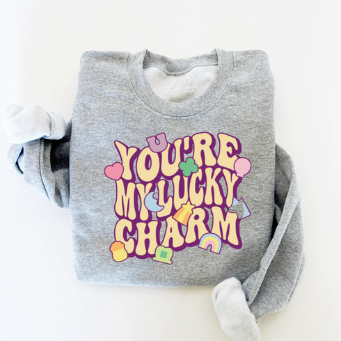You're my lucky charm Adult and child Sweatshirt Option (Multiple Colors)