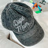 Dope Mom Hat - Acid Wash Black Denim