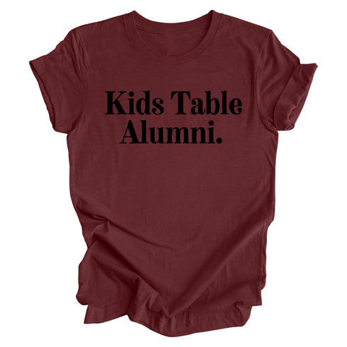 Thanksgiving Family Matching - Kids Table Alumni Kids and Adults ( Multiple Options and Colors)