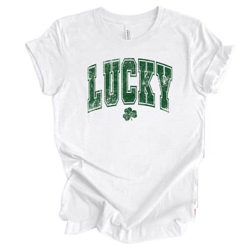 Lucky T-Shirt - Kids and Adults (Multiple Colors)