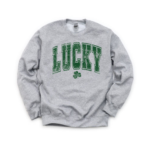 Lucky Adult and child Sweatshirt Option (Multiple Colors)