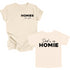 Dad Matching- Homies for life/ Dad is my Homie POCKET DESIGN Matching (Set of Two) (Black)
