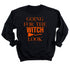 Adult Halloween Shirt - Going For The Witch Look Black Sweatshirt/T-shirt