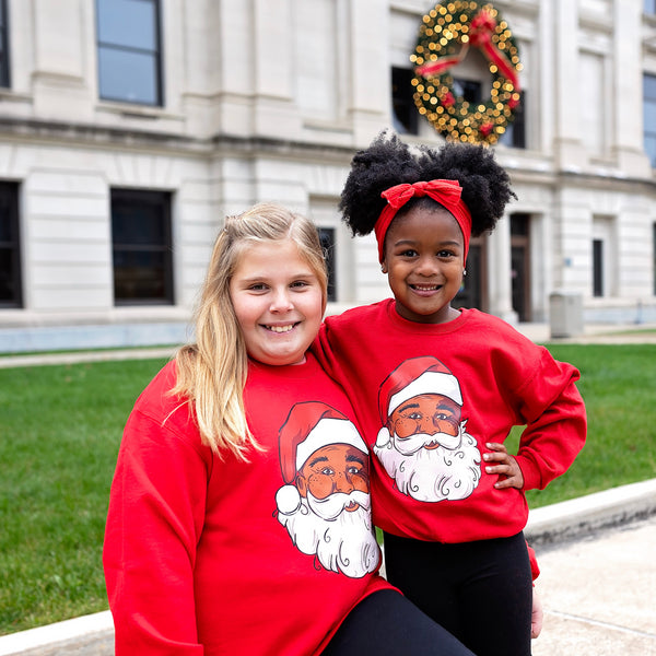 Classic Magic Santa Christmas Sweatshirt - Youth and Adult Multiple Colors