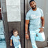 The Original The Remix The Encore® Father and Baby Matching Outfit - Heather Grey