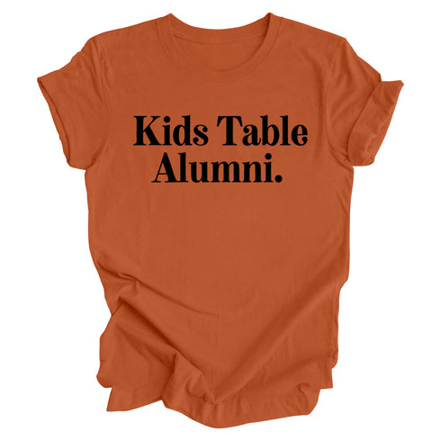 Thanksgiving Family Matching - Kids Table Alumni Kids and Adults ( Multiple Options and Colors)