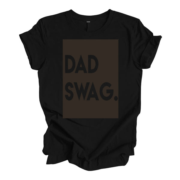 Adult-Dad Swag (Black on Black)
