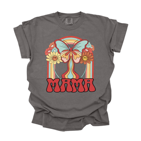 Mama Daisy and Butterflies- Oversized Fit, Multiple Colors
