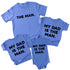 Dad and Kids - The Man/My Dad Is The Man - Multiple Colors