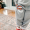 Jolly Santa Pocket Print Fleece Joggers- Youth and Adult
