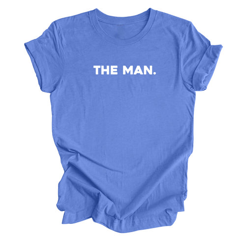 Matching Shirts - The Man/My Dad Is The Man - Sky Blue (2 Set Shirts)