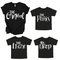 Matching Mom and Daughter Outfits - The Original The Remix Curvy Script Font (Black)