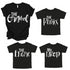 Matching Mom and Daughter Outfits - The Original The Remix Curvy Script Font (Black)