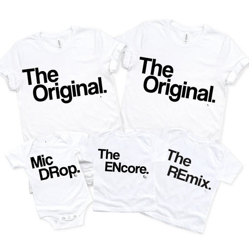 Pregnancy Announcement Shirts / The Original The Remix The Encore® (White)