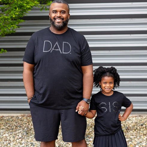 Father/Daughter - Dad. & Sis. - BlackOut Series (2 Set Shirts)