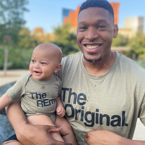 Daddy and Me, Girl Dad Matching - The Original The Remix® (Olive) Set of 2