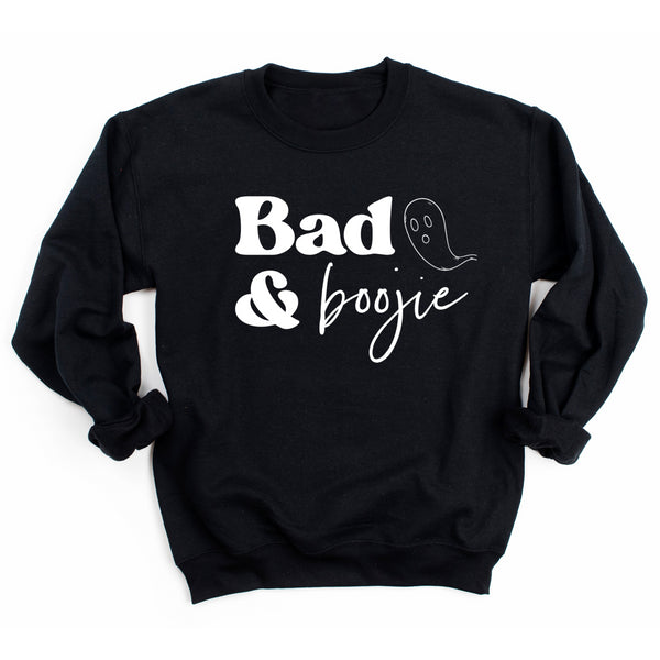 Adult Halloween Bad and Boogie Sweatshirt- Multiple Options