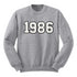 Adult Customizable Number Sweatshirts ( multiple colors and print options)