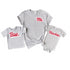 Matching Mom and Child Shirts - Ma, Bae, and Newbae (Heather Grey)