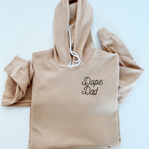 Dad’s Birthday Hoodie - Dope Dad Premium Fleece Hoodie (Various Colors)