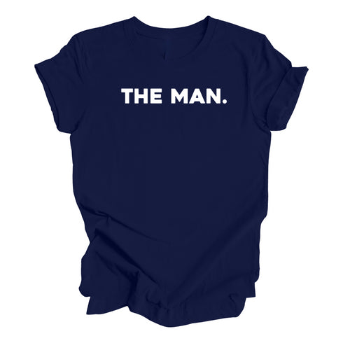 Daddy Matching - The Man/My Dad Is The Man - Navy (2 Set Shirts)