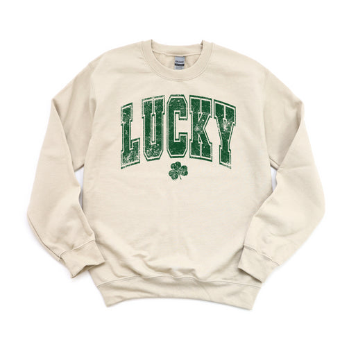 Lucky Adult and child Sweatshirt Option (Multiple Colors)