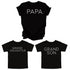 Grandpa and Grand Child - Papa/Grandson/Granddaughter Matching Shirts