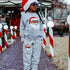 Jolly Santa Pocket Print Fleece Joggers- Youth and Adult