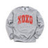 XOXO Adult and child Sweatshirt Option (Multiple Colors)