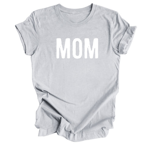 Dad, Mom, Shorty Matching T-shirt Set - Heather Grey