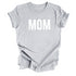 Dad, Mom, Shorty Matching T-shirt Set - Heather Grey