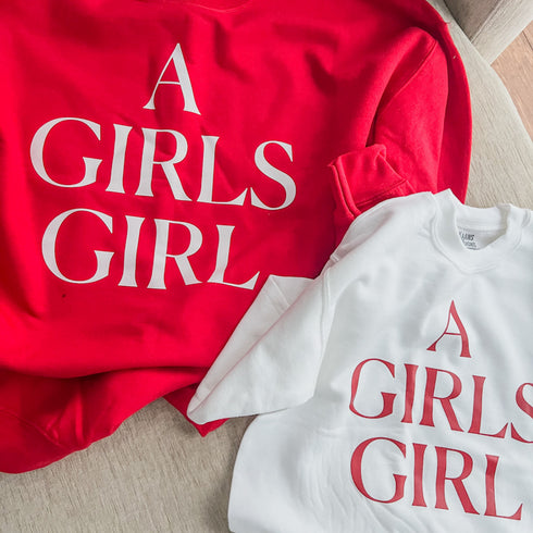 A Girls Girl - Adult/Kids Matching Sweatshirts