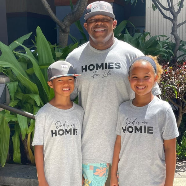 Matching Father and Child Set - Homies for Life ( Multiple Colors)
