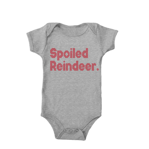 Christmas Mama Claus, Daddy Claus, and Spoiled Reindeer Family t-shirt set