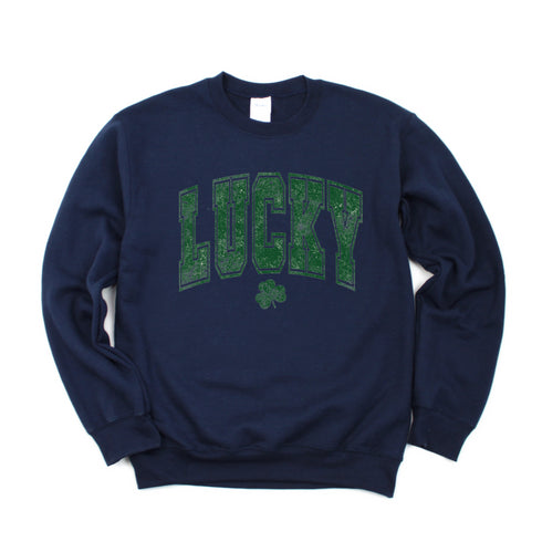 Lucky Adult and child Sweatshirt Option (Multiple Colors)