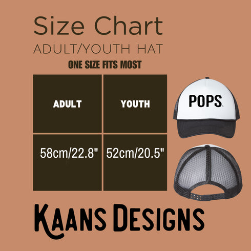 Matching Hats - Moms, Pops, Shorty (black/white)