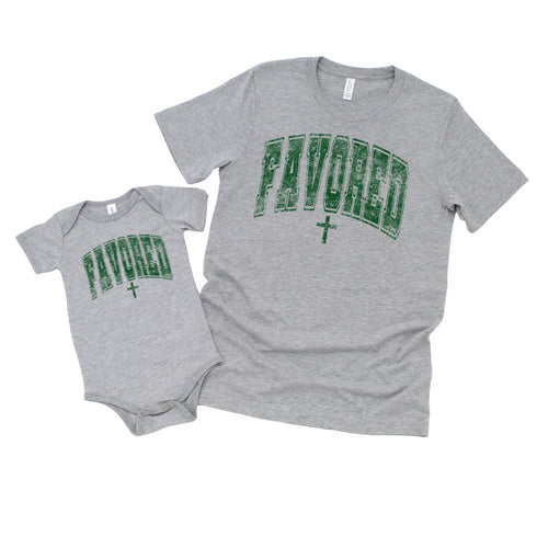 Favored T-shirt - Kids and Adults (Multiple Colors)