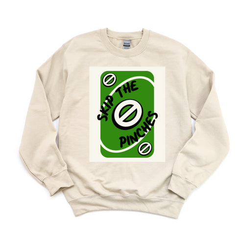 St Patricks Day - Skip The Pinches Adult and Child Sweatshirt (Multiple Colors)