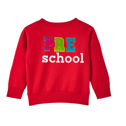 Custom Pre- School Mini Chenille Patch Sweatshirt