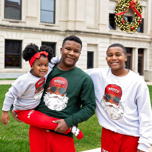 Holiday DJ Santa Sweatshirt - Multiple Colors