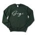 GiGi Script Collegiate Sweatshirt (Multiple Colors)