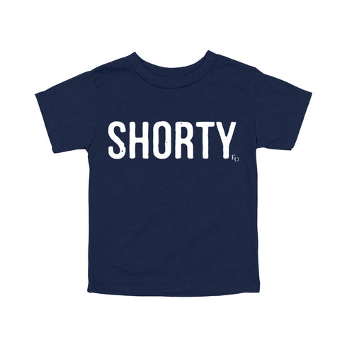 Dad and Shorty Matching Shirts - Navy (2 Set Shirts)
