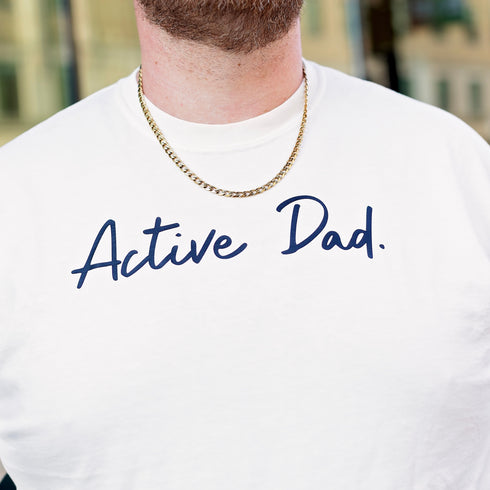 Active Dad - Adult T-shirt/Comfort Colors