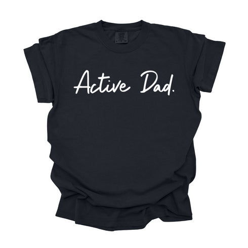 Active Dad - Adult T-shirt/Comfort Colors