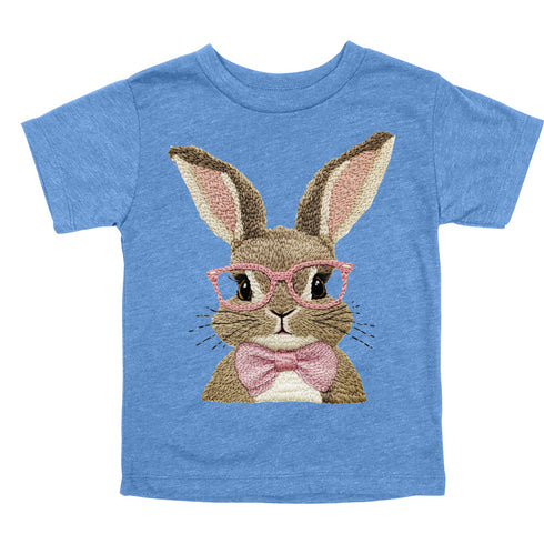 Vintage Easter Bunny with/Pink Bow Tie - Child/Adult T-shirt