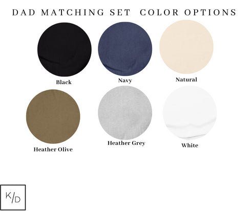 Dad Matching- Dad is my Homie- Kids and Adults ( Multiple Colors)